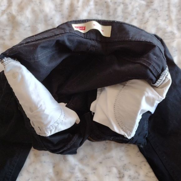 Levi's 511 Black Cotton Slim Jeans - Picture 10 of 14